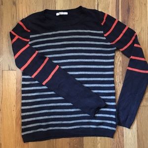 41 Hawthorn xs navy striped sweater